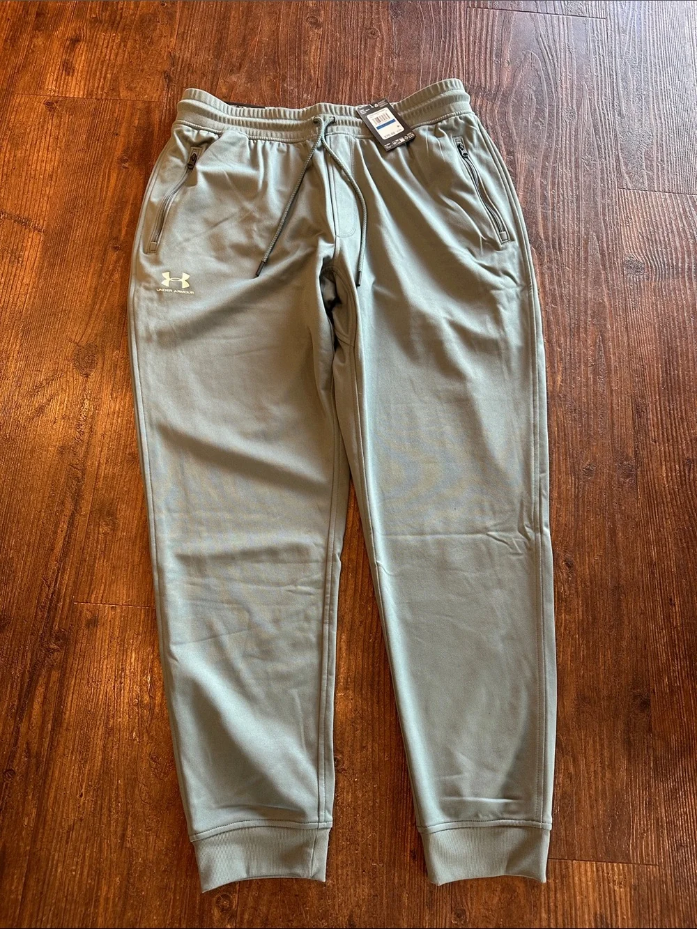 Under Armour Men’s Sage Green Athletic Joggers - Picture 5 of 5